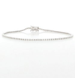 18 kt. Oro bianco - Bracciale - Diamante da 1,18 ct