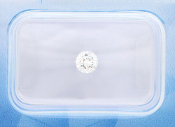 1 pcs Diamante - 0.35 ct - Brillante - E - VS2